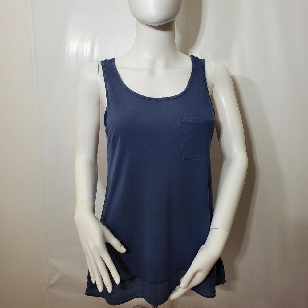 LOFT Women’s Navy Sleeveless Tank Top – Size S